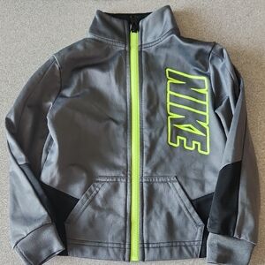 Nike Charcoal and Lime Jacket